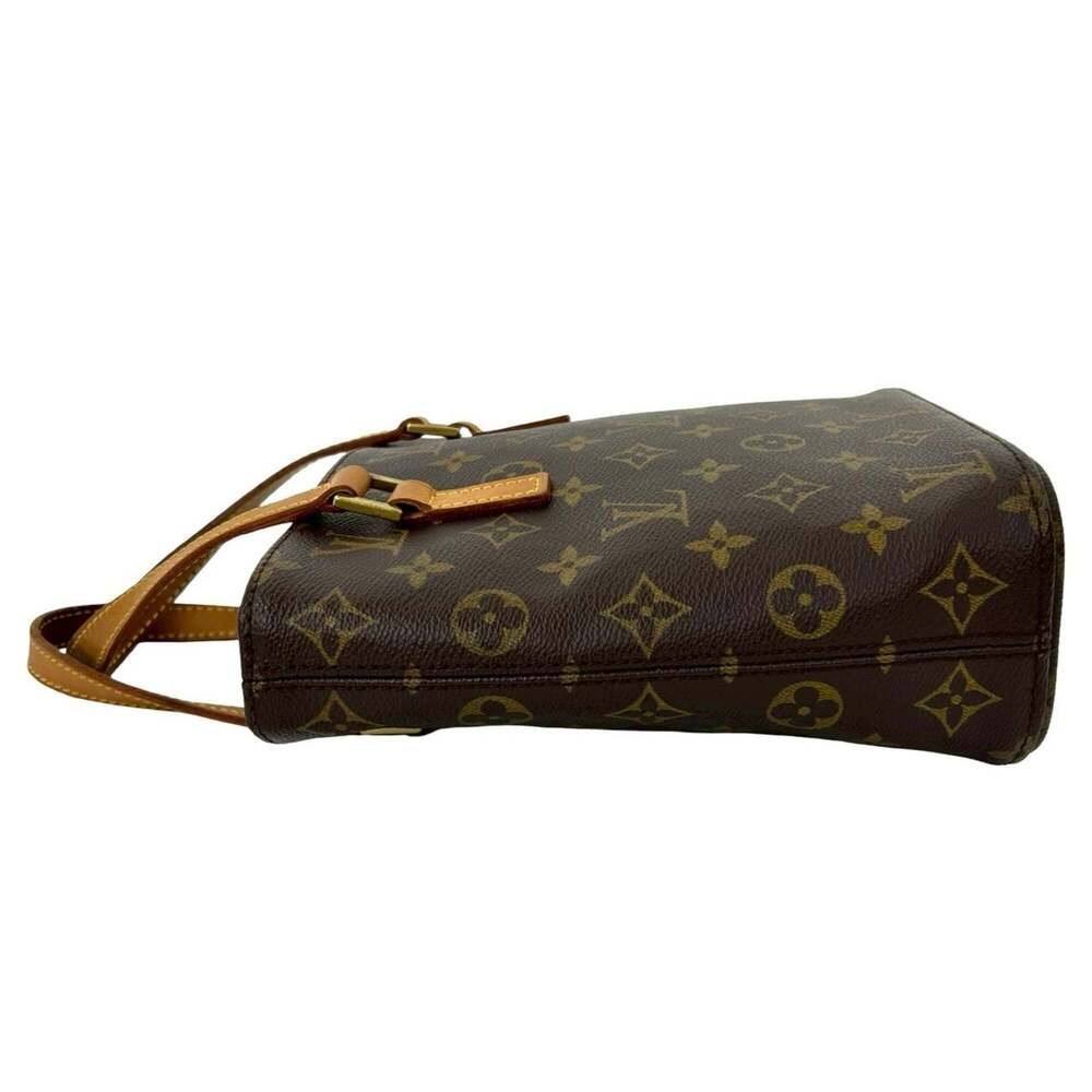 LOUIS VUITTON Vintage Brown Monogram Leather Tote Bag - Picture 5 of 10